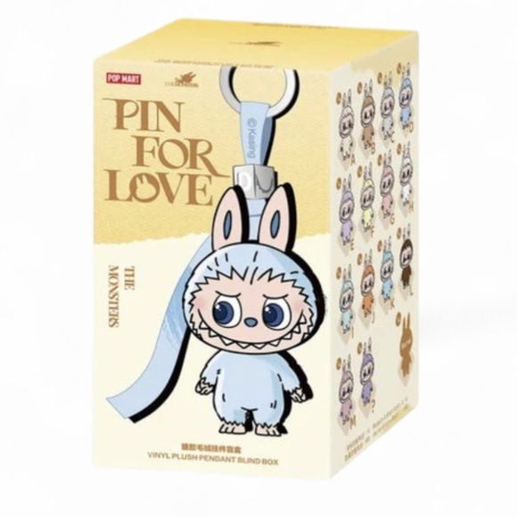 LABUBU 'Pin For Love' The Monsters Vinyl Plush Pendant Blind Box - Picture 1 of 6